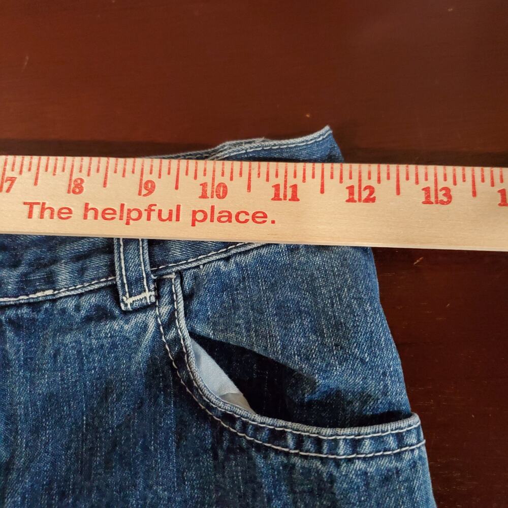 Vtg Jordache Embroidered Flare Hippie Jeans Girls Size 8 Boho 90s Y2K Cotton - Picture 7 of 9